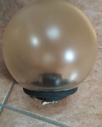 sfera lampione da giardino 
