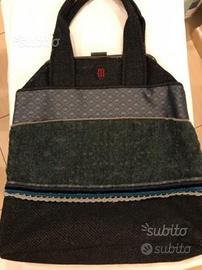 Borsa in Tessuto e Lana " Antonio Marras " Grigio