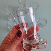 Set 6 bicchierini stivale vintage da liquore