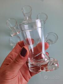 Set 6 bicchierini stivale vintage da liquore