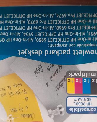 Cartucce alta capacità HP 903XL nero e colore comp