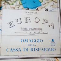 Carta geografica Europa