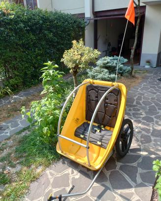 Carello rimorchio bicicletta  porta bambini