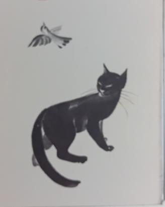 2 stampa originale di cavalli  e gatti 
