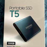 Samsung Portable SSD T5 500 GB NUOVO sigillato