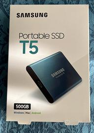 Samsung Portable SSD T5 500 GB NUOVO sigillato