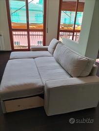 Divano letto Ikea- struttura solida e comodo