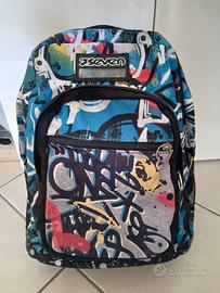 ZAINO SCUOLA SEVEN USATO 7SEVEN
