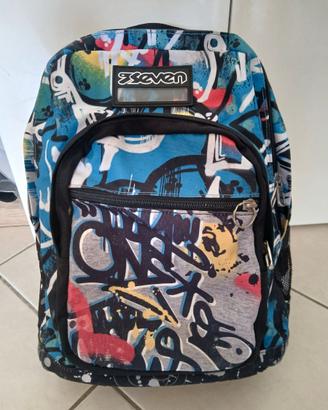 ZAINO SCUOLA SEVEN USATO 7SEVEN