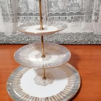 Alzatina VINTAGE 3 piani in porcellana Bavaria