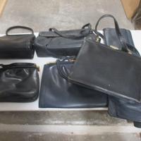 Borse vintage in pelle nera