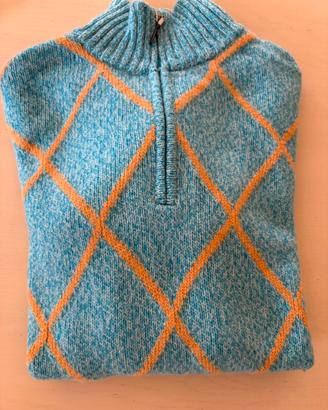 Maglione uomo manica lunga con zip