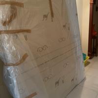 Materasso rete e struttura letto matrimoniale