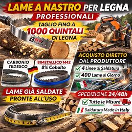 Lama sega a nastro per legna – tutte le misure – s