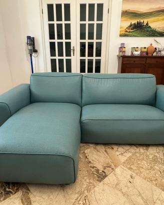 Divano IKEA chaise longue sinistra – verde-acqua