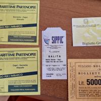 Biglietti di ingresso Pompei, Solfatara anno 2000