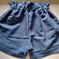 Pantaloncini vita alta bambina