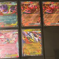 Carte pokemon ex, holo, reverse e comuni