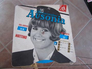 disco orario anni '70 Assicurazioni AUSONIA