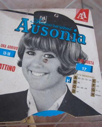 disco orario anni '70 Assicurazioni AUSONIA