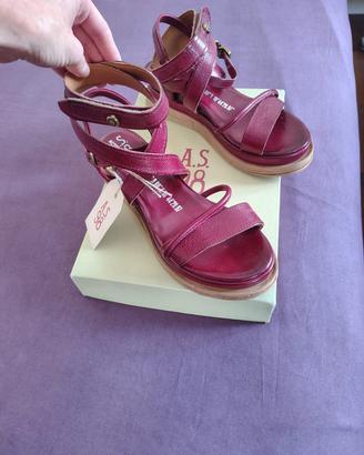 Sandali A.S. 98 NUOVI  -Linea Airstep Color Rubino
