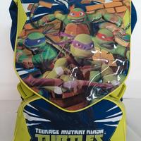 ZAINO SCUOLA TURTLES ESTENSIBILE MULTI + GADGET