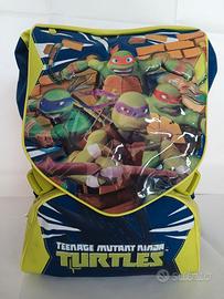 ZAINO SCUOLA TURTLES ESTENSIBILE MULTI + GADGET
