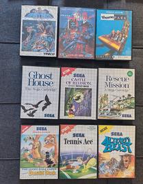 9 GIOCHI SEGA MEGA DRIVE E MASTER SYSTEM