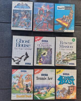 9 GIOCHI SEGA MEGA DRIVE E MASTER SYSTEM