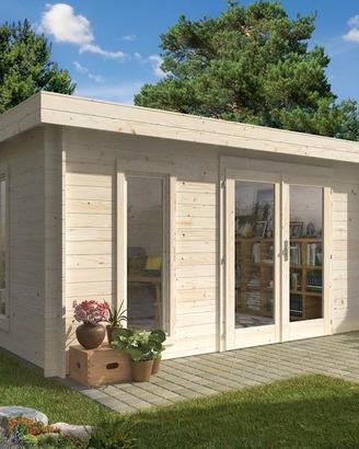 CASETTA DI LEGNO MODERN2. 410x320x221h