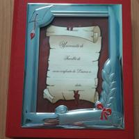 Cornice Laurea Valenti Argenti