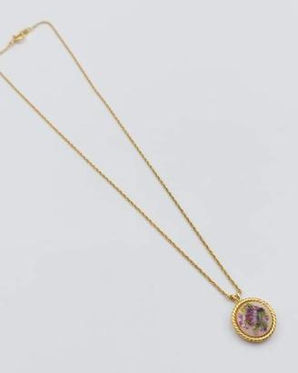 Collana vintage Trifari medaglietta fiori 💐