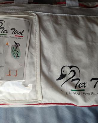 Piumino Tex tirol estivo 100% piuma d'oca-lettino