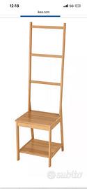 Sedia porta asciugamani ikea bambù