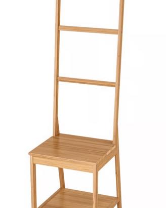 Sedia porta asciugamani ikea bambù