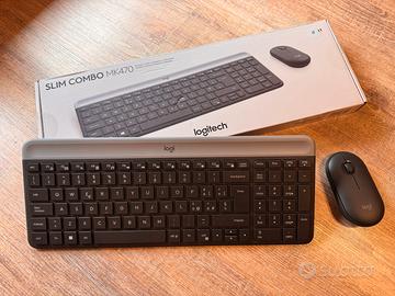 Tastiera wireless Logitech con mouse