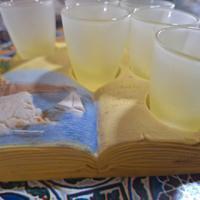 Servizio da limoncello 6 bicchierini e vassoio