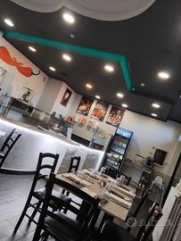 Pizzeria con tavoli asporto e domicilio