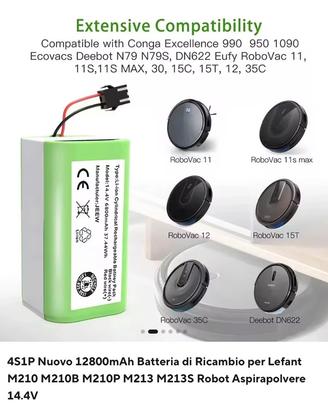 Batteria di ricambio robot aspirapolvere Lefant