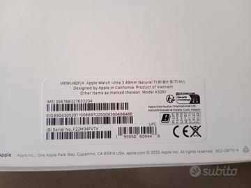 Apple Watch 3 ultra 49mm 