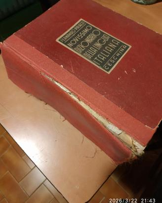 Dizionario italiano vintage