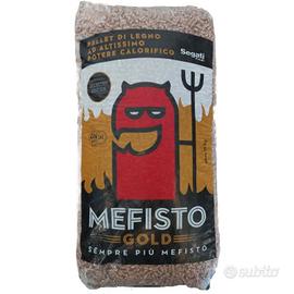 Pellet di legno MEFISTO GOLD Faggio Sacco da 15Kg