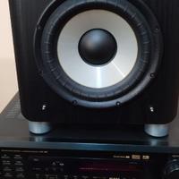 Sintoamplificatore Denon e subwoofer Mirage