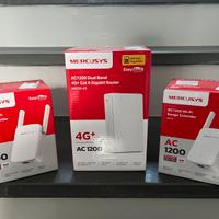 Router wi-fi Mercusys 4G+ e 2 range extender