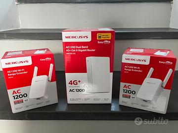 Router wi-fi Mercusys 4G+ e 2 range extender