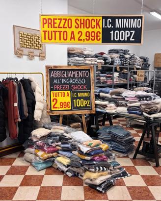 Abbigliamento da donna tutto a 2.99 iva compresa