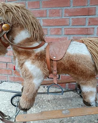 cavallo a dondolo vintage 