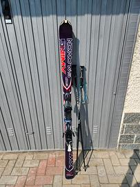 Set Completo Sci Salomon X-Wing (158 cm) + Bastonc