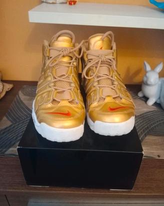 scarpe Nike uptempo supreme Gold 42,5