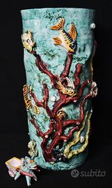 Grande Portaombrelli ceramica Vietri